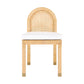 Amara - Rattan Arched Back Dining Chair - Natural