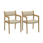 Ari - Vegan Leather Dining Chair (Set of 2) - Cream