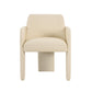 Leo - Vegan Leather Dining Chair - Cream