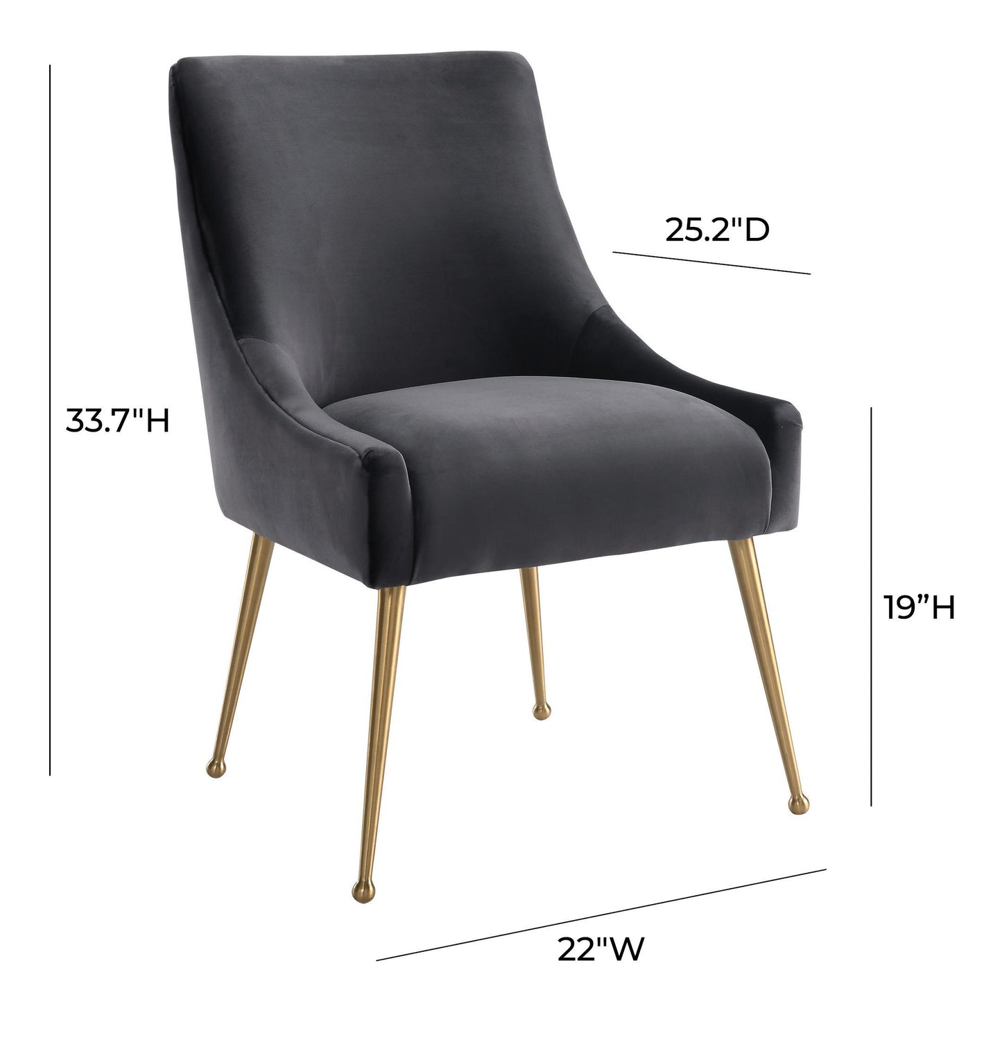 Beatrix - Velvet Side Chair