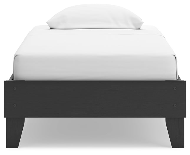 Ashley Express - Socalle Twin Platform Bed with Nightstand