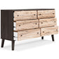 Ashley Express - Piperton Queen Panel Headboard with Dresser, Chest and 2 Nightstands